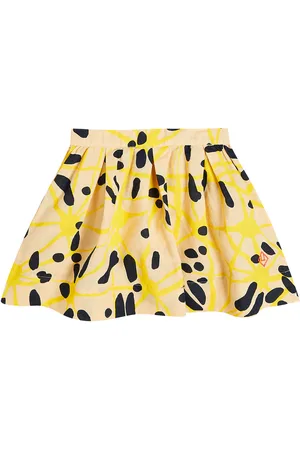 The Animals Observatory Salamander cotton and linen skirt