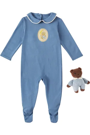 Konges Sløjd Baby Coty cotton onesie and stuffed animal set