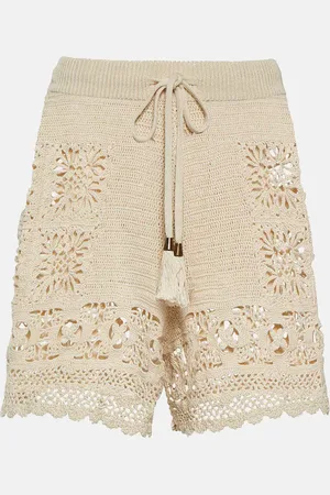 ZIMMERMANN Chintz crochet shorts