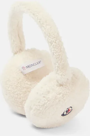 Moncler Logo teddy earmuffs