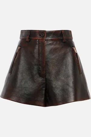 Miu Miu Leather shorts