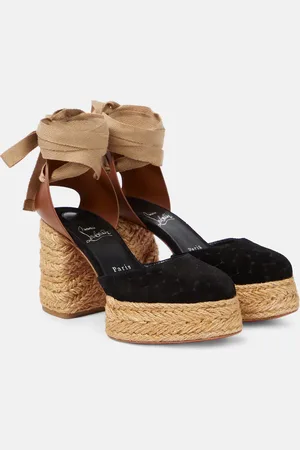 Christian Louboutin Brigissima 70 espadrille sandals