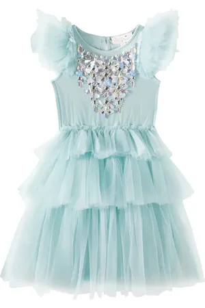 Tutu Du Monde Glittering Glaciers embellished tulle dress