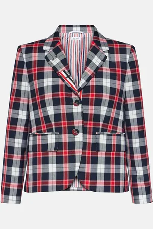 Thom Browne Tartan wool-blend blazer