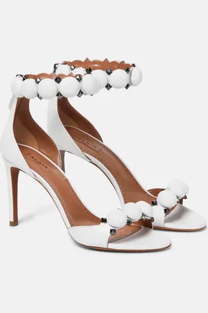Alaïa La Bombe 90 leather sandals