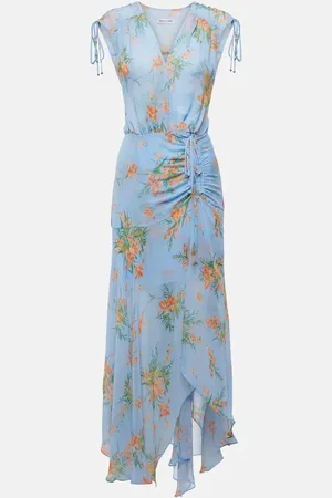 VERONICA BEARD Dovima floral silk maxi dress