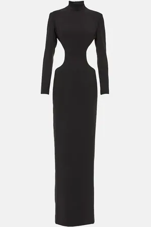 Monot Cutout crÃªpe gown