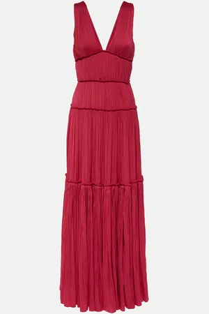 Simkhai Mandi pleated gown