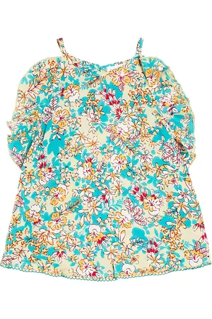 POUPETTE ST BARTH Alida floral ruffled top