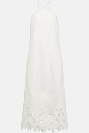 Simkhai Simone linen-blend midi dress