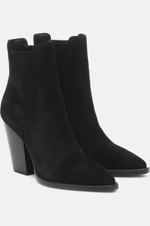 Saint Laurent Theo 95 suede ankle boots