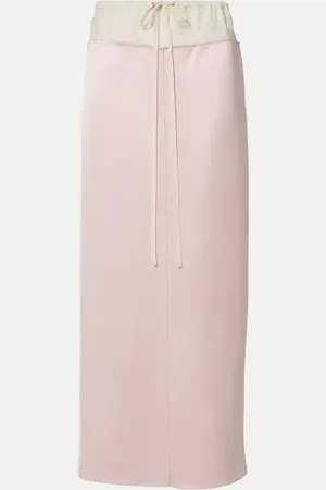 Khaite Chet satin maxi skirt