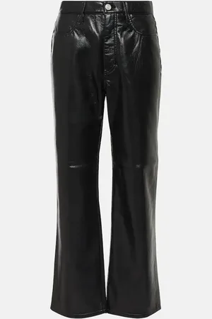 Frame Le Jane leather-blend pants