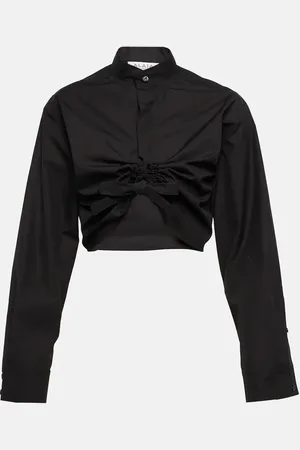 Alaïa Cropped cotton shirt