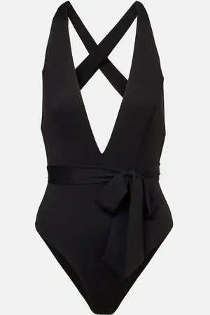 Max Mara Cristel belted swimsuit