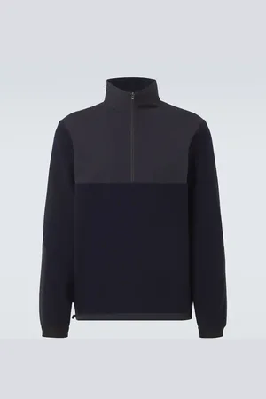Sease Zipped Skipper wool-blend sweater