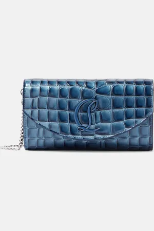 Christian Louboutin Loubi54 leather clutch