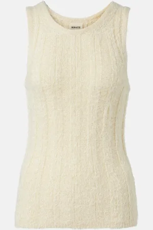 Khaite Lena silk and cashmere tank top