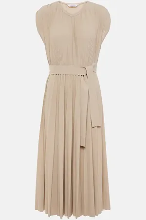 Max Mara Kiss pleated midi dress