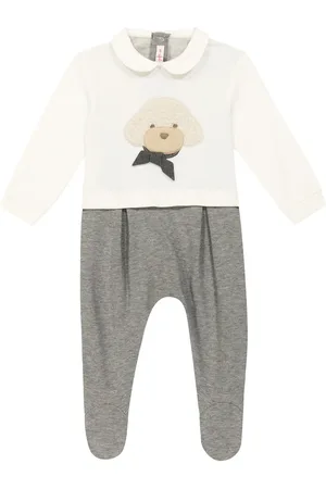 Il gufo Baby cotton-blend onesie