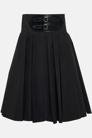 Alaïa Belted cotton skirt
