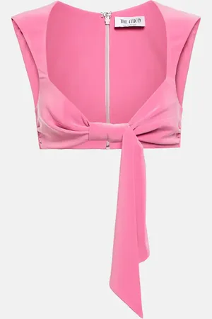 The Attico Jersey crop top