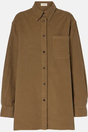 The Row Idro cotton corduroy shirt