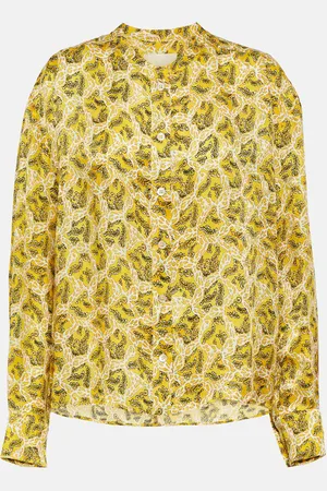 Isabel Marant Leidy printed satin blouse
