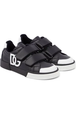 Dolce & Gabbana Portofino logo leather sneakers