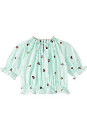 Stella McCartney Embroidered cotton top