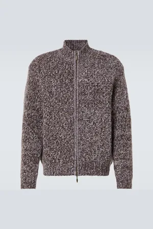 LE KASHA Cashmere zip-up sweater