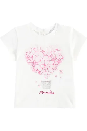MONNALISA Baby printed cotton jersey T-shirt