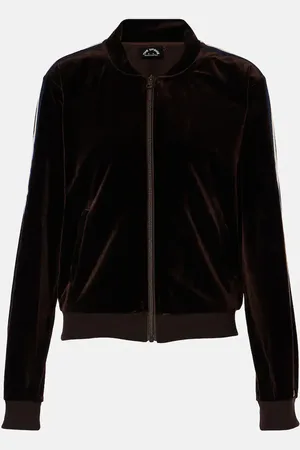 The Upside Castilllon Kasia velvet track jacket