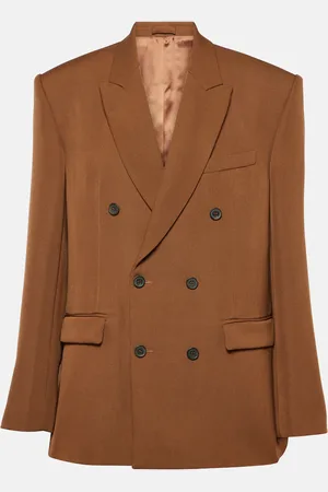 WARDROBE.NYC Double-breasted wool blazer