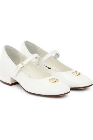 Dolce & Gabbana Logo patent leather Mary Jane pumps