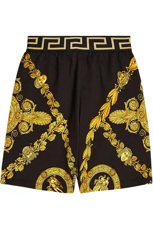 VERSACE Barocco printed cotton shorts