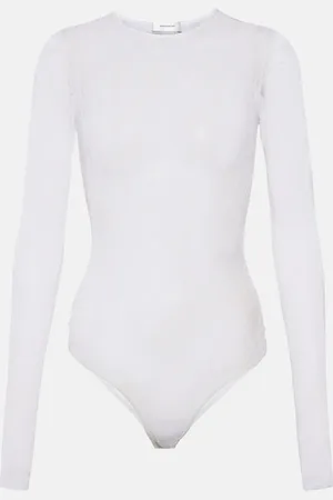 WARDROBE.NYC Floral Chantilly lace bodysuit