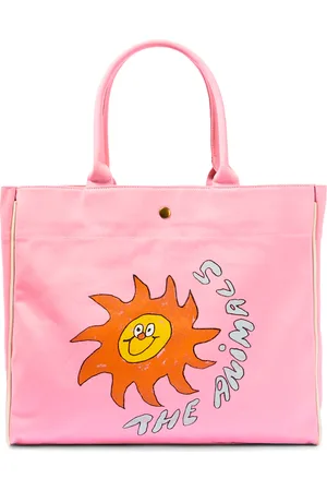 The Animals Observatory Printed cotton canvas tote bag