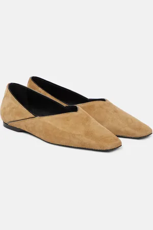 Totême The Everyday Flat suede ballet flats