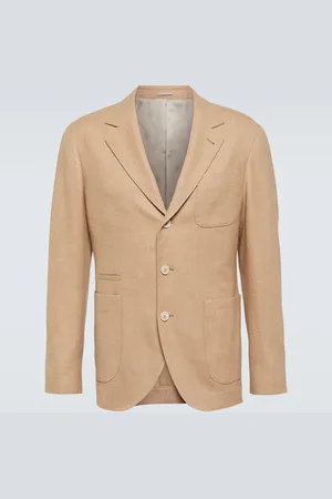 Brunello Cucinelli Wool, cashmere, and silk twill blazer