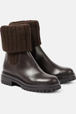 Gianvito Rossi Tenney leather Chelsea boots