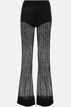 Didu Knitted wool flared pants