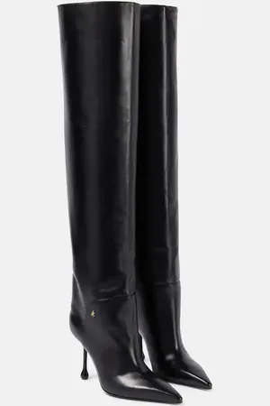 Jimmy Choo Cycas 95 leather over-the-knee boots