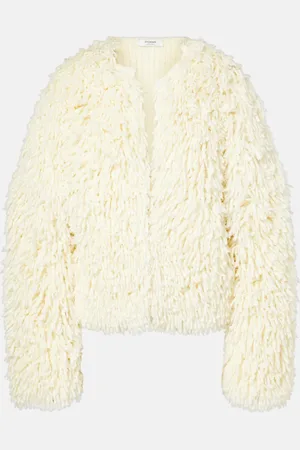 Fforme Van fringed wool-blend jacket