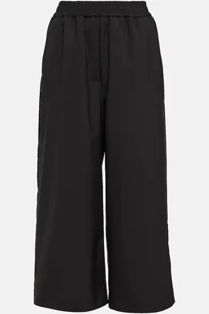 Loewe High-rise wool culottes