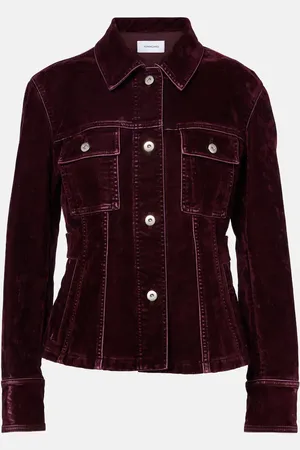 Salvatore Ferragamo Cotton-blend velvet jacket