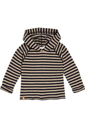 1+ IN THE FAMILY Baby Leandre striped hoodie
