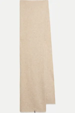 Brunello Cucinelli Cable-knit mohair scarf