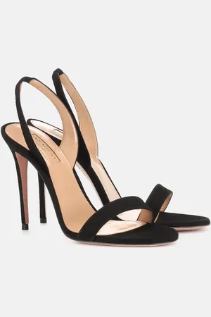 Aquazzura So Nude 105 suede sandals
