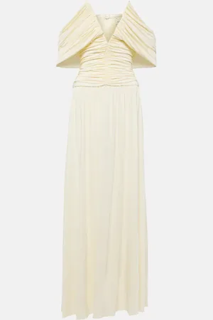 MAGDA BUTRYM Off-shoulder gathered maxi dress
